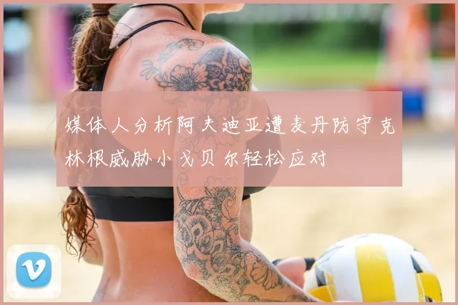 媒体人分析阿夫迪亚遭麦丹防守克林根威胁小戈贝尔轻松应对