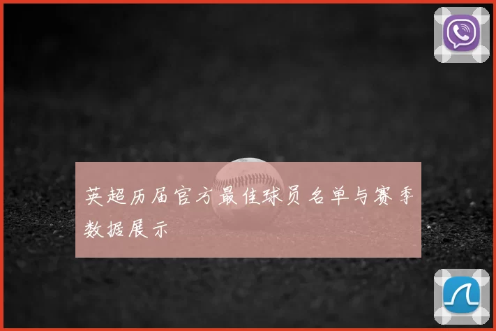 英超历届官方最佳球员名单与赛季数据展示